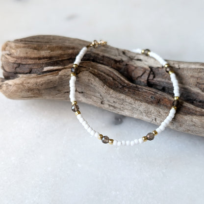 Smoky Quartz Earth Grounding Bracelet