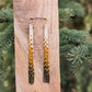 Larch Pine Long Fringe Beaded Earrings